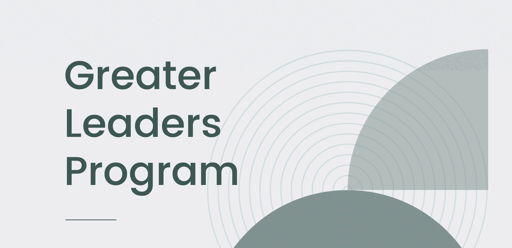Greater Leaders Program - Leadership féminin